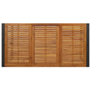 havebord med U-formede ben 180x90x75 cm massivt akacietræ