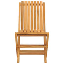 havestole 2 stk. 47x47x89 cm foldbare massivt teaktræ