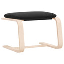 fodskammel 51x41x40 cm stof sort