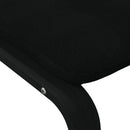 fodskammel 51x41x40 cm stof sort