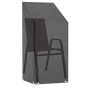 overtræk til havestol 2 stk. 65x65x110/150cm 8 øjer polyethylen