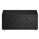 overtræk til havebænk 2 stk. 190x70x70/88 cm 8 øjer polyethylen