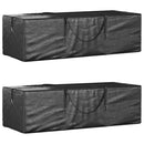 hyndeposer 2 stk. 135x40x55 cm polyethylen sort
