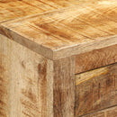 skænk 80x30x65 cm massivt ru mangotræ