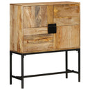 Skænk 80x30x95 cm massivt ru mangotræ