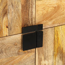 Skænk 80x30x95 cm massivt ru mangotræ