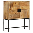 Skænk 80x30x95 cm massivt ru mangotræ