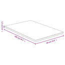 bordplade 60x100x1,5 cm bambus
