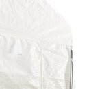 pavillon med tag 15,61x4,08x3,22 m polyethylen hvid