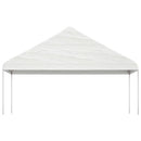 pavillon med tag 20,07x5,88x3,75 m polyethylen hvid