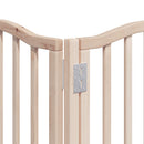 hundelåge med dør 12 paneler 750 cm foldbar poppeltræ