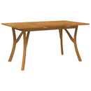 havebord 150x90x75 cm massivt akacietræ