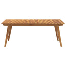 havebord 200x90x75 cm massivt akacietræ