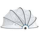 poolkuppel 376x188 cm rund PVC