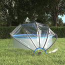 poolkuppel 376x188 cm rund PVC