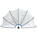 poolkuppel 467x234 cm rund PVC