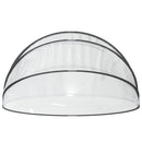 poolkuppel 467x234 cm rund PVC