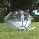 poolkuppel 467x234 cm rund PVC