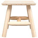 sidebord 49x49x50 cm massivt grantræ
