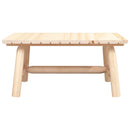 sofabord 90x50x41 cm massivt grantræ