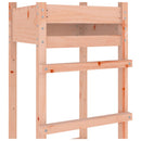 legetårn 52,5x46,5x206,5 cm massivt douglasgran