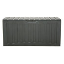 opbevaringsboks 118x53x57 cm polypropylen sort