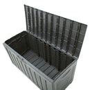 opbevaringsboks 118x53x57 cm polypropylen sort