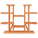 blomsterstativ 110x25x110,5 cm massivt fyrretræ