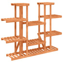 blomsterstativ 110x25x110,5 cm massivt fyrretræ
