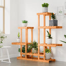 blomsterstativ 95x25x96 cm massivt fyrretræ