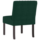 stol velour mørkegrøn