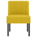 stol velour gul
