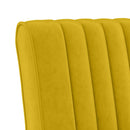 stol velour gul