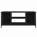 tv-bord 102x35x45 cm konstrueret træ sort