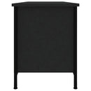 tv-bord 102x35x45 cm konstrueret træ sort