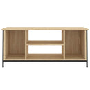 tv-bord 102x35x45 cm konstrueret træ sonoma-eg