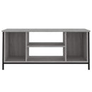 tv-bord 102x35x45 cm konstrueret træ grå sonoma-eg