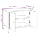 TV-skab med låger Sonoma Eg 60x35x45 cm konstrueret træ