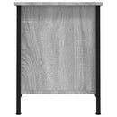 tv-bord med låger 60x35x45 cm konstrueret træ grå sonoma-eg