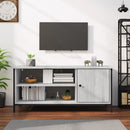 tv-bord 100x40x45 cm konstrueret træ grå sonoma-eg
