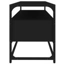 tv-bord 100x35x45 cm konstrueret træ sort