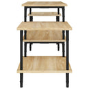 tv-bord 117x35x52 cm konstrueret træ sonoma-eg
