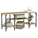 tv-bord 102x35x45,5 cm konstrueret træ sonoma-eg