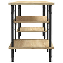 tv-bord 102x35x45,5 cm konstrueret træ sonoma-eg