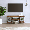 tv-bord 102x35x45,5 cm konstrueret træ røget egetræsfarve