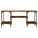 tv-bord 102x35x45,5 cm konstrueret træ røget egetræsfarve