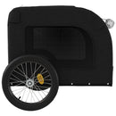 cykeltrailer til kæledyr oxfordstof og jern sort