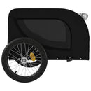 cykeltrailer til kæledyr oxfordstof og jern sort
