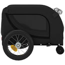 cykeltrailer til kæledyr oxfordstof og jern sort