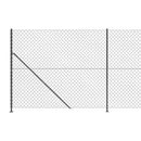 trådhegn med flange 1,4x25 m antracitgrå